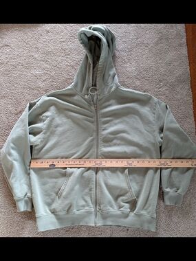 Cotton On Sage Green Zip-Up Hoodie Jacket...Men....Excellent Condition....medium